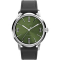 MARLIN® AUTOMATIC 40MM LEATHER STRAP WATCH