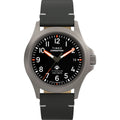 EXPEDITION TITANIUM QUARTZ 38MM LEATHER STRAP WATCH
