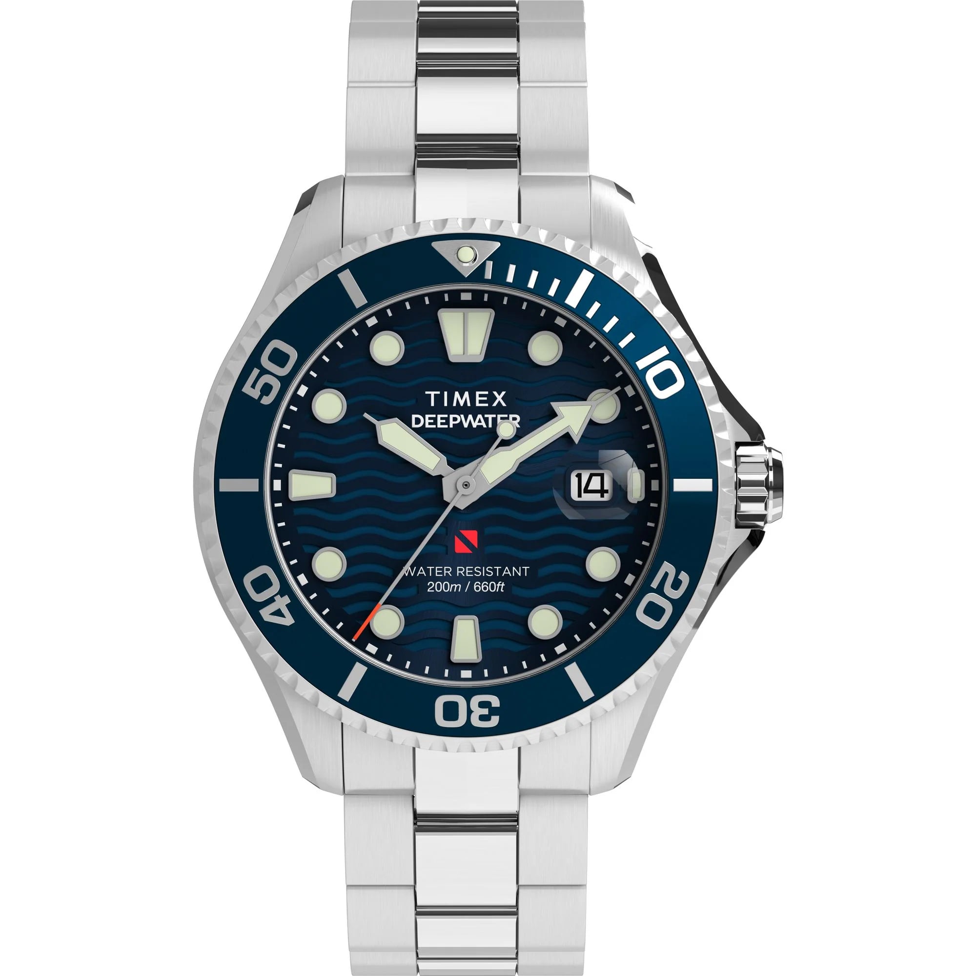 DEEPWATER MERIDIAN 200 44MM STAINLESS STEEL BRACELET WATCH