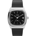 TIMEX® AUTOMATIC 1983 E LINE 34MM LEATHER STRAP WATCH