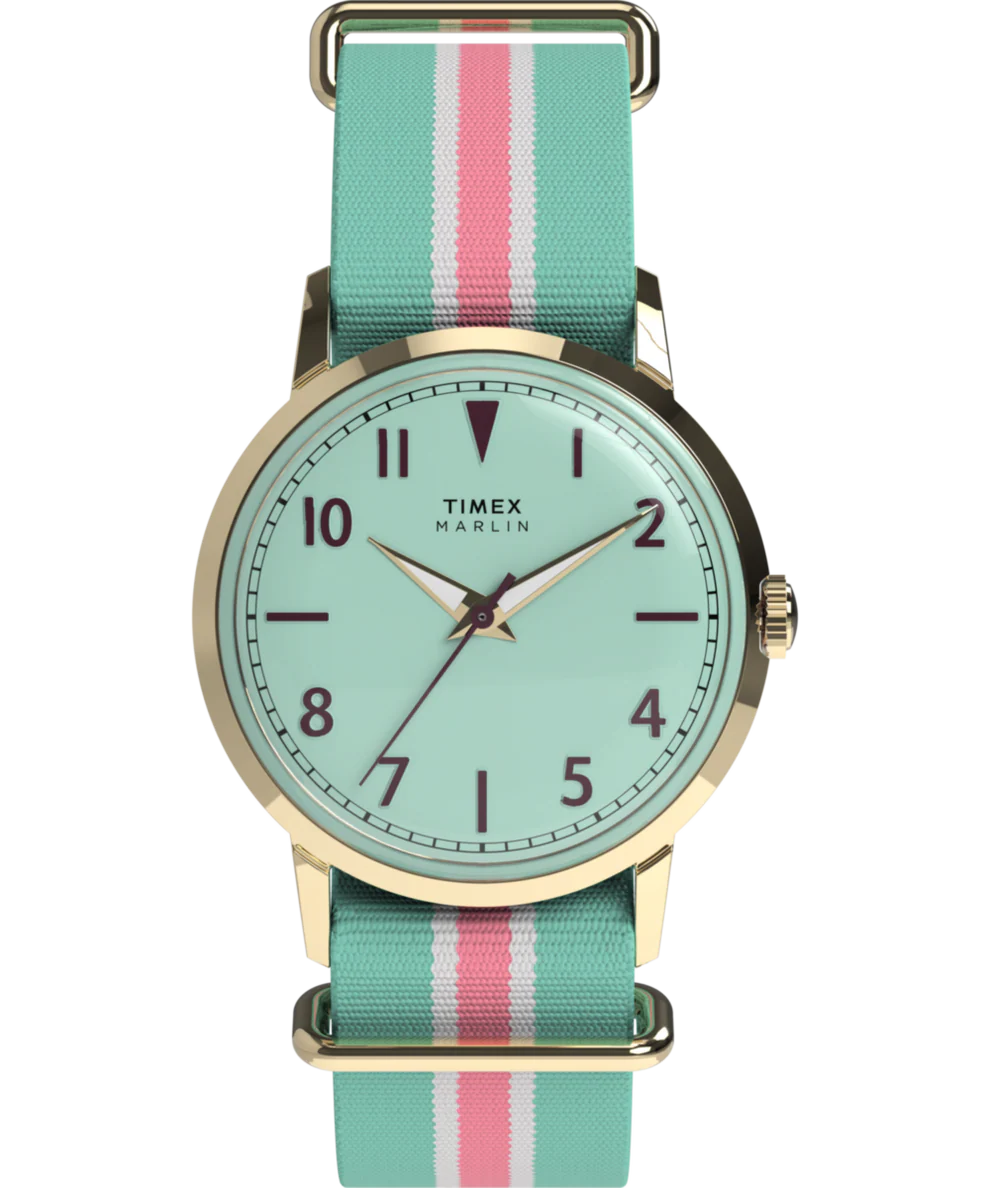 MARLIN 34MM FABRIC STRAP WATCH