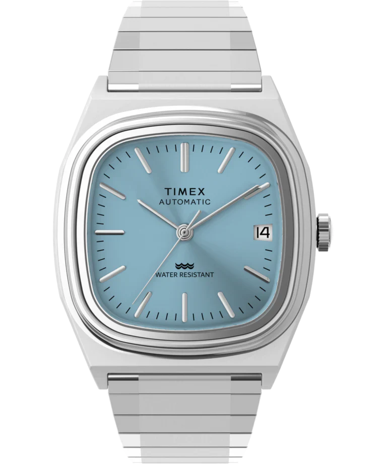 E LINE 34MM STAINLESS STEEL EXPANSION BAND WATCH