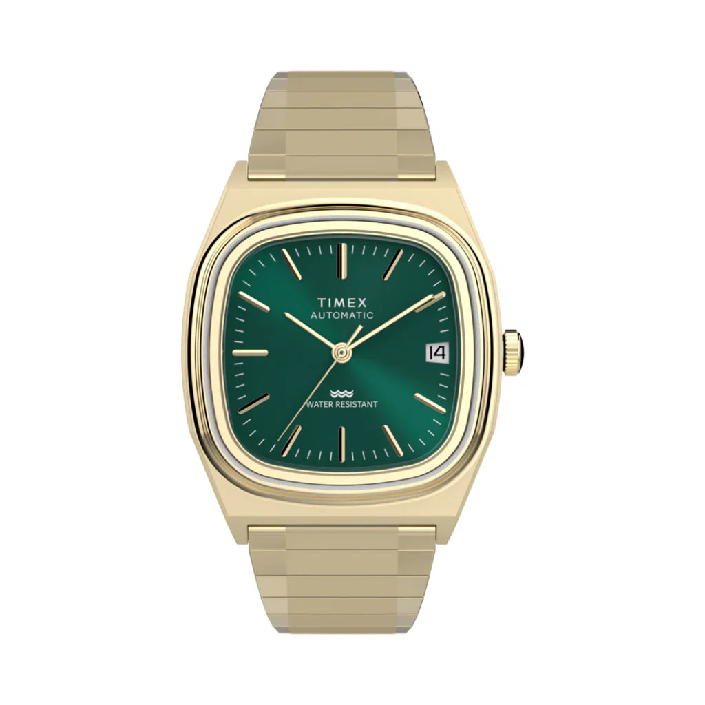 E LINE 34MM STAINLESS STEEL EXPANSION BAND WATCH