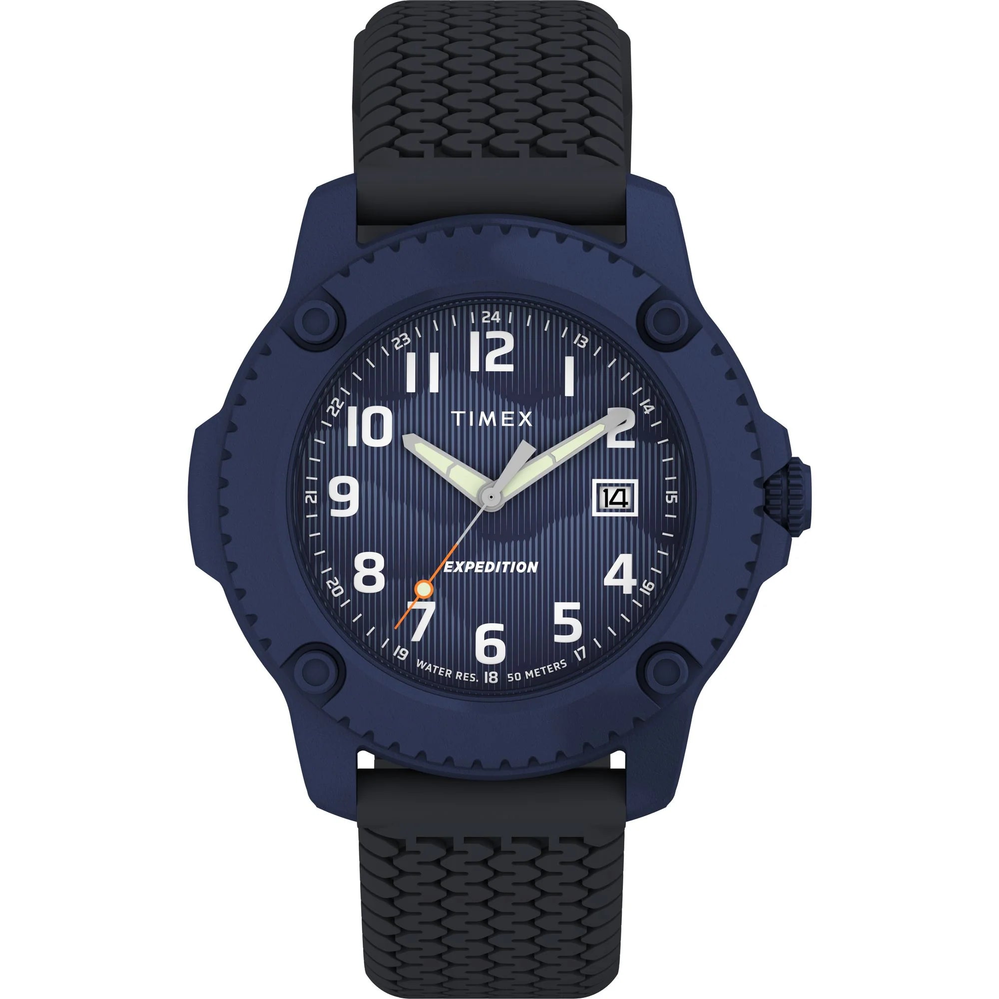 EXPEDITION® TIMBER 42MM SILICONE STRAP WATCH