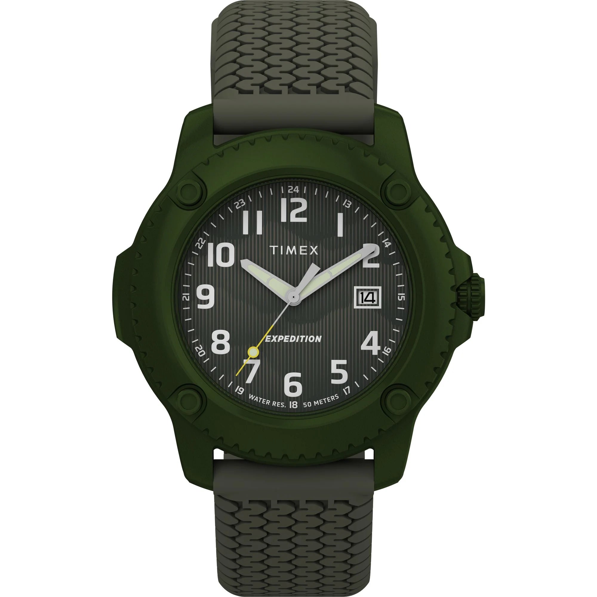 EXPEDITION® TIMBER 42MM SILICONE STRAP WATCH