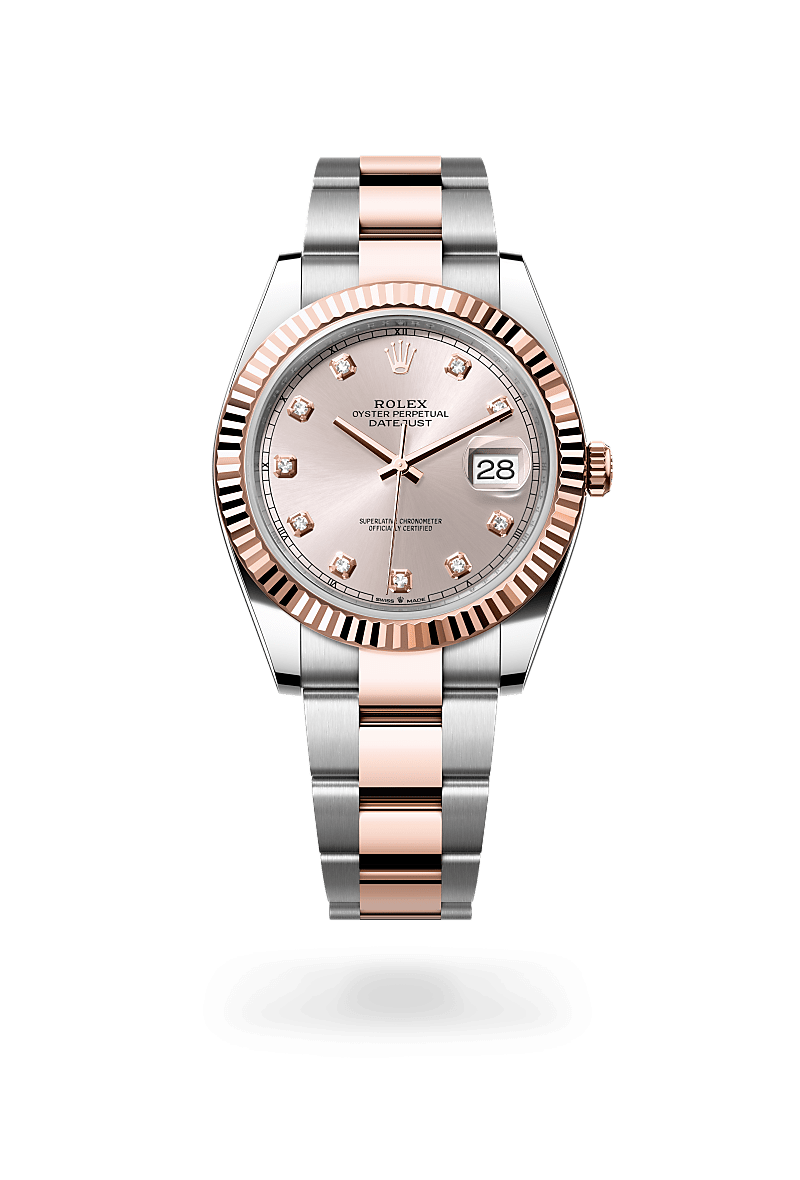 Rolex Datejust 41 (Two-Tone Rose Gold, Diamond Dial)