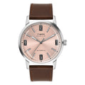 MARLIN® AUTOMATIC 42MM LEATHER STRAP WATCH